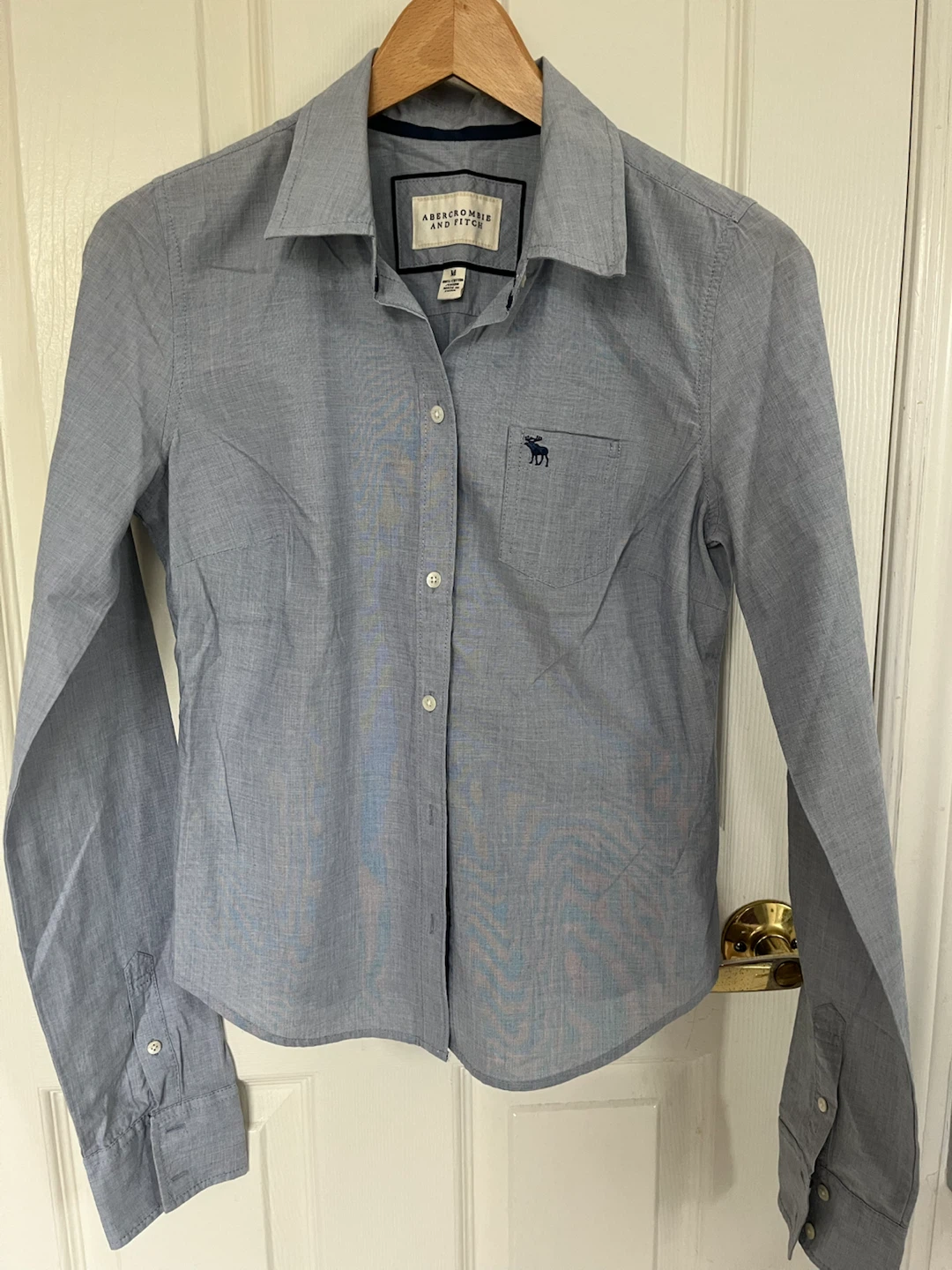 Vintage Abercrombie and Fitch Button-Up Shirt - Medium