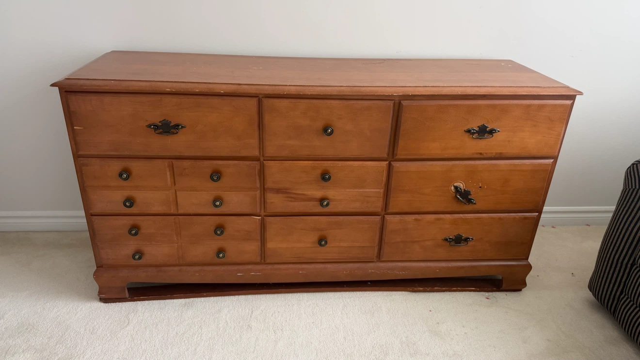 Solid Wood Twin XL 5- Piece Bedroom Set - photo 4