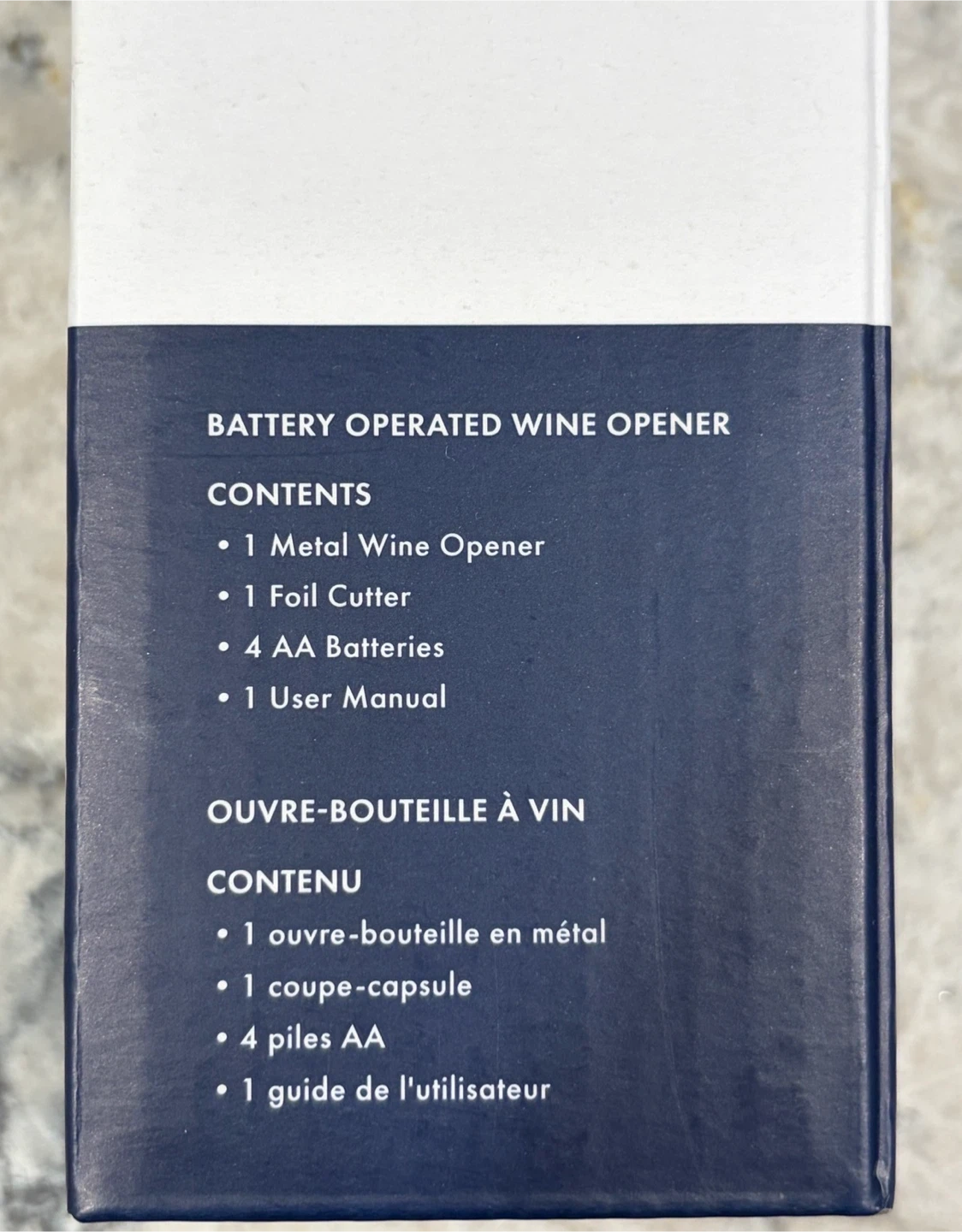 Mark & Graham Stainless Steel Electric Wine Opener (New) - photo 2