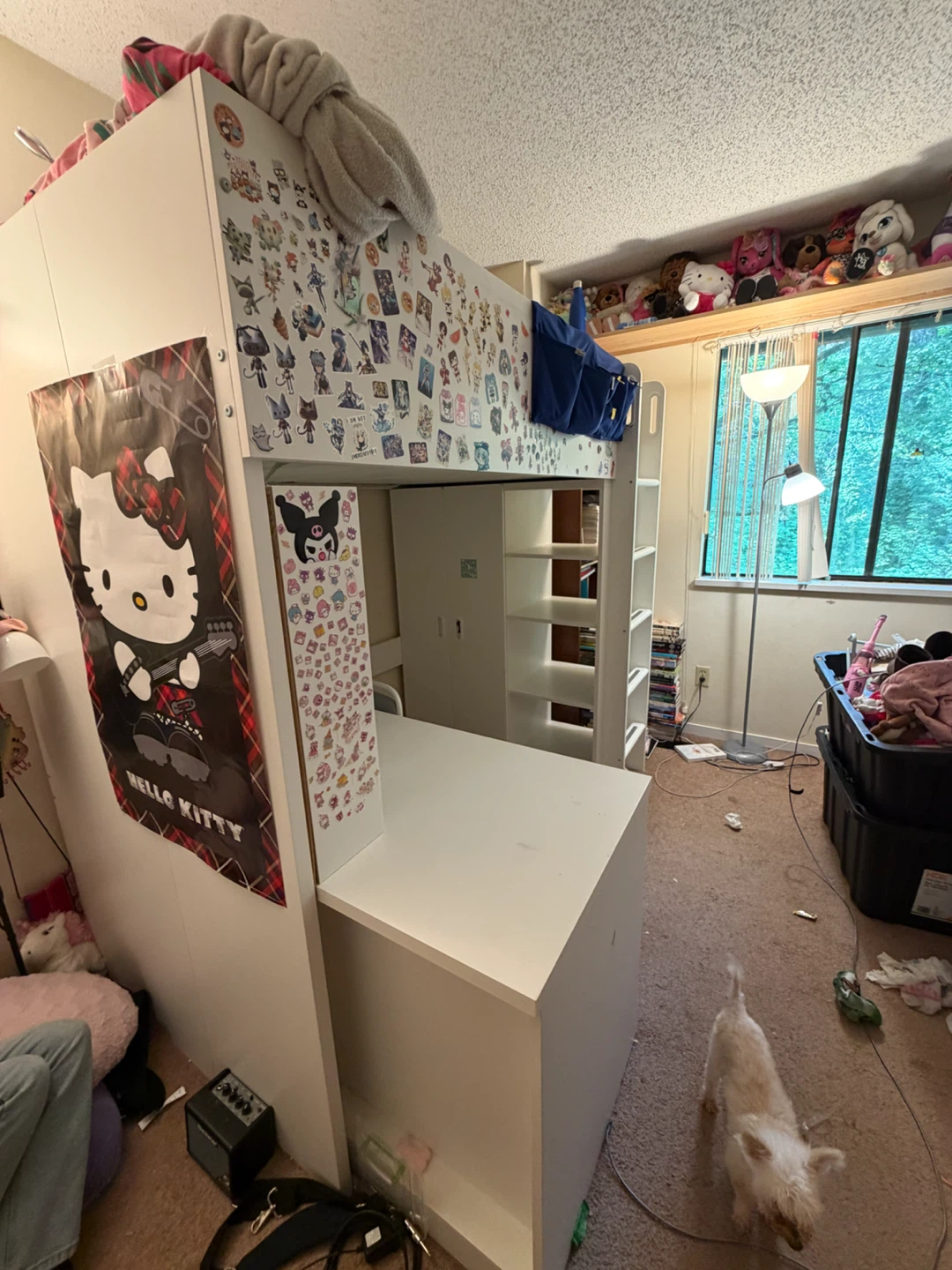 IKEA Stuva loft bed with desk and accessories - photo 2