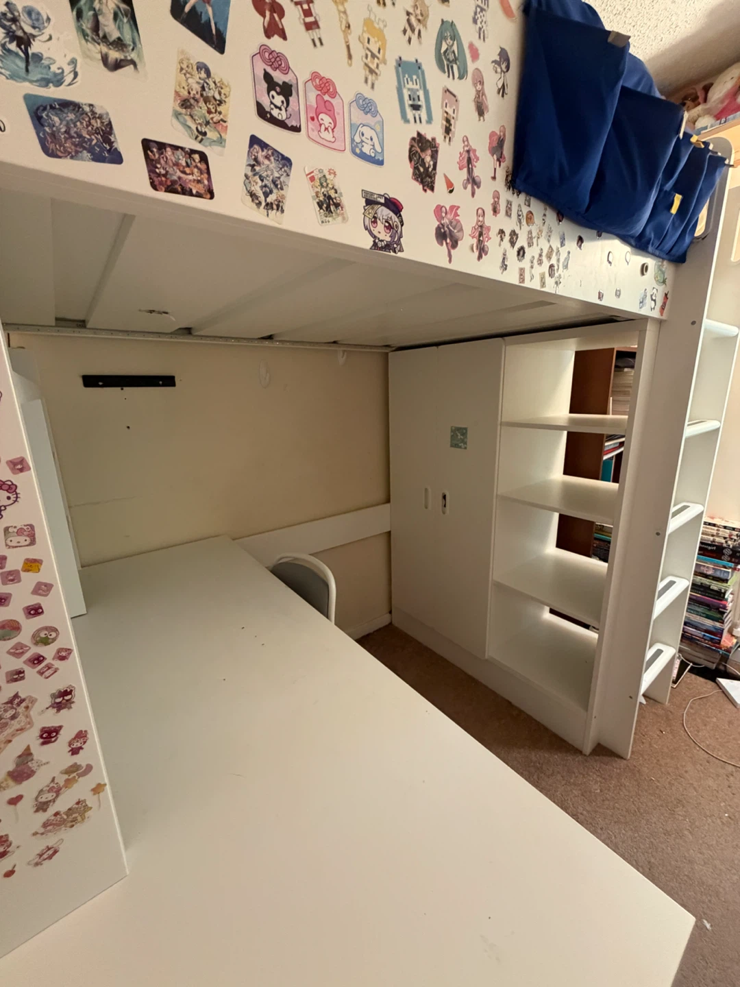 IKEA Stuva loft bed with desk and accessories - photo 3