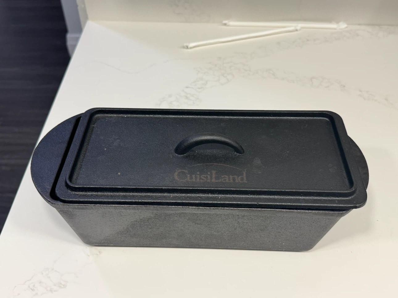CuisinLand Cast Iron Loaf Pan with Lid