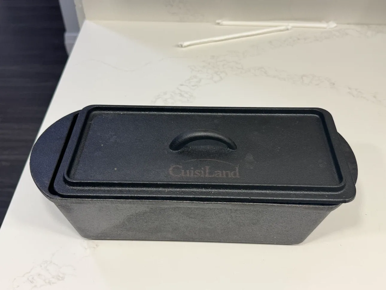 CuisinLand Cast Iron Loaf Pan with Lid