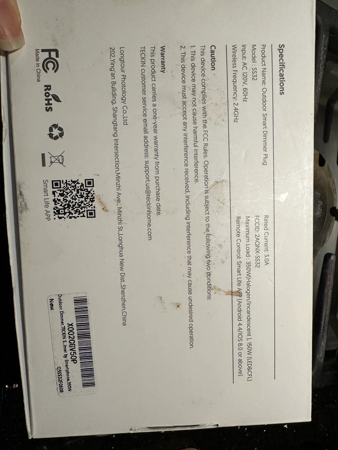 TECKIN SS32 Outdoor Smart Dimmer Plug - photo 3