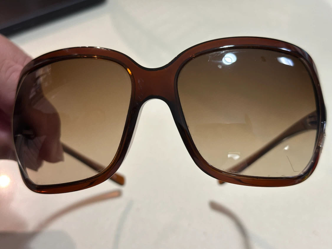 Versace Brown Gradient Square Sunglasses - photo 4