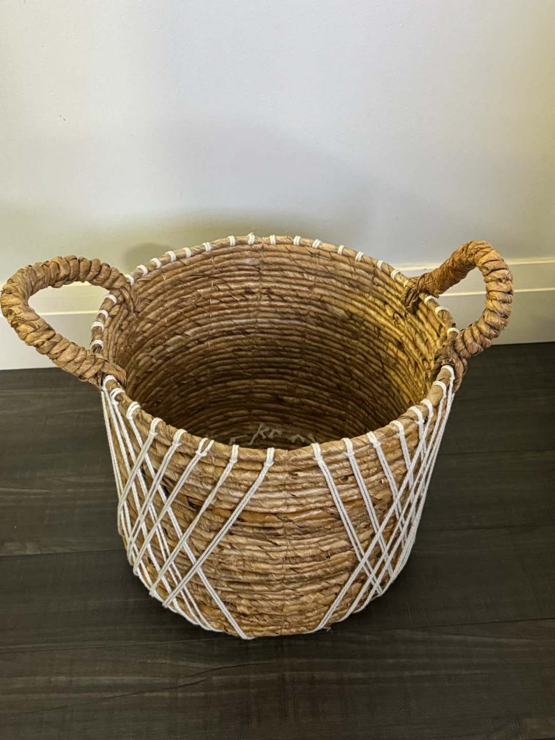 Woven Basket with Handles