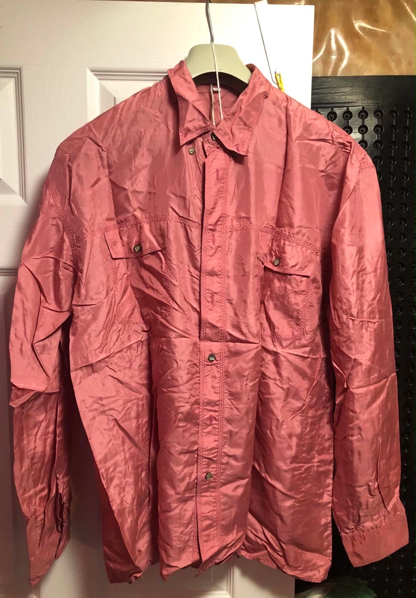 Pink Button-Up Shirt 100% silk - photo 2