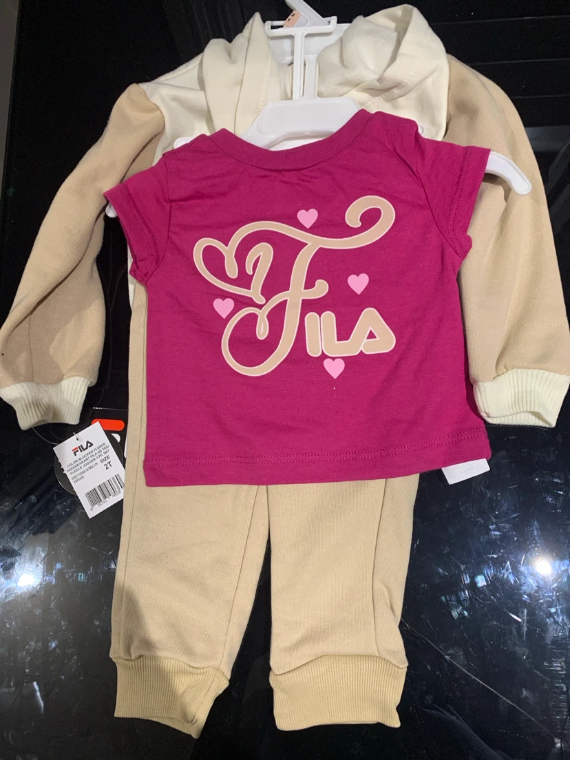 New with tag - 3-piece Fila Toddler Girls Outfit 2T - photo 2