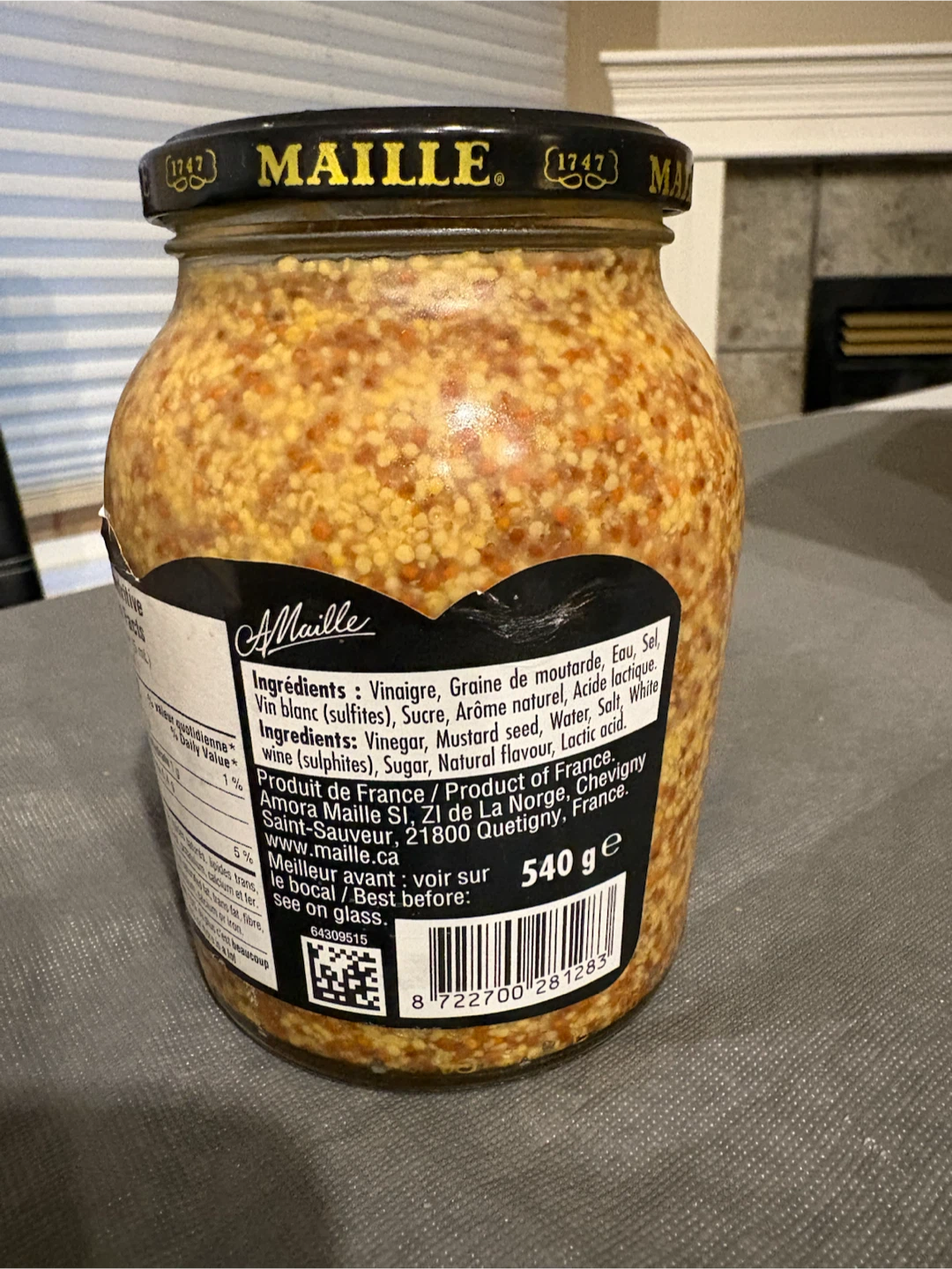 Maille Old Style Dijon Mustard - 500 ml - photo 2