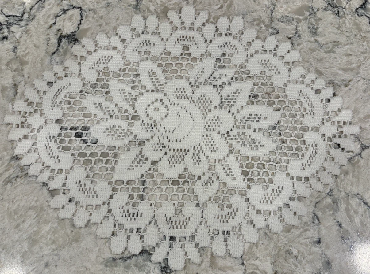 Cotton Lace Crochet Doily Set(1 Oval/4 Lg Round, 1 Sm Round) - photo 2
