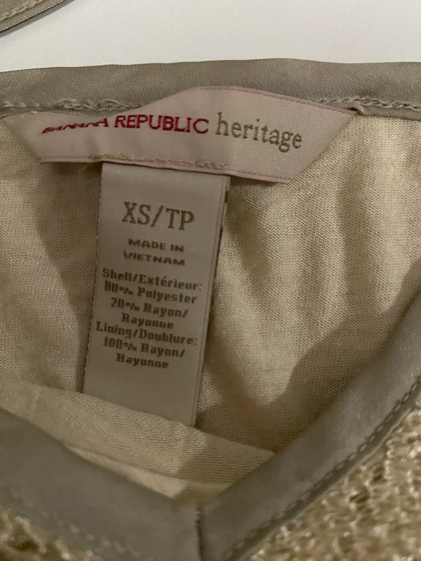 Banana Republic Heritage Top XS/TP - photo 3