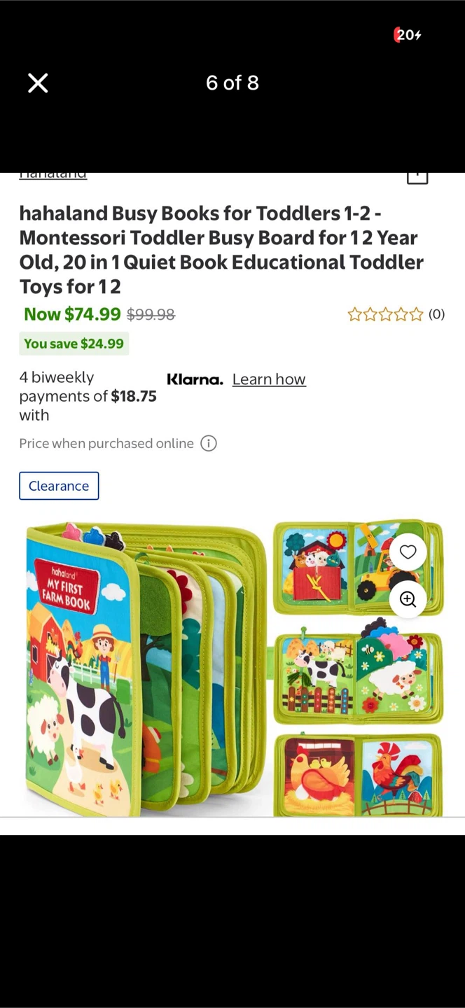 Hahaland Busy Book(20in1) for Toddlers 1-3Year Old - photo 4