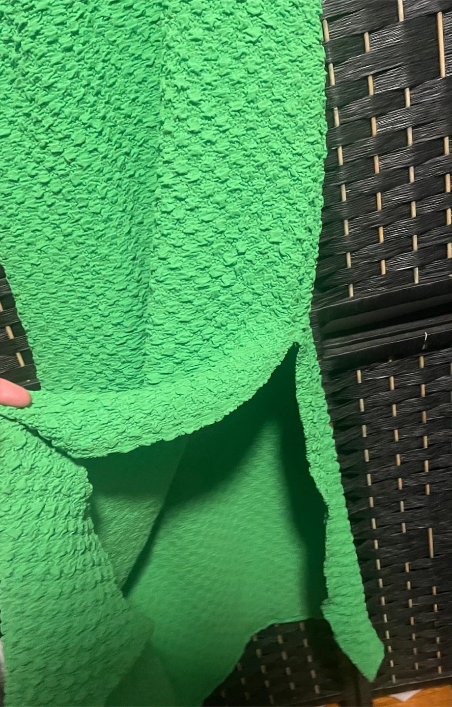 Green Textured Bodycon Dresss size  M - photo 4