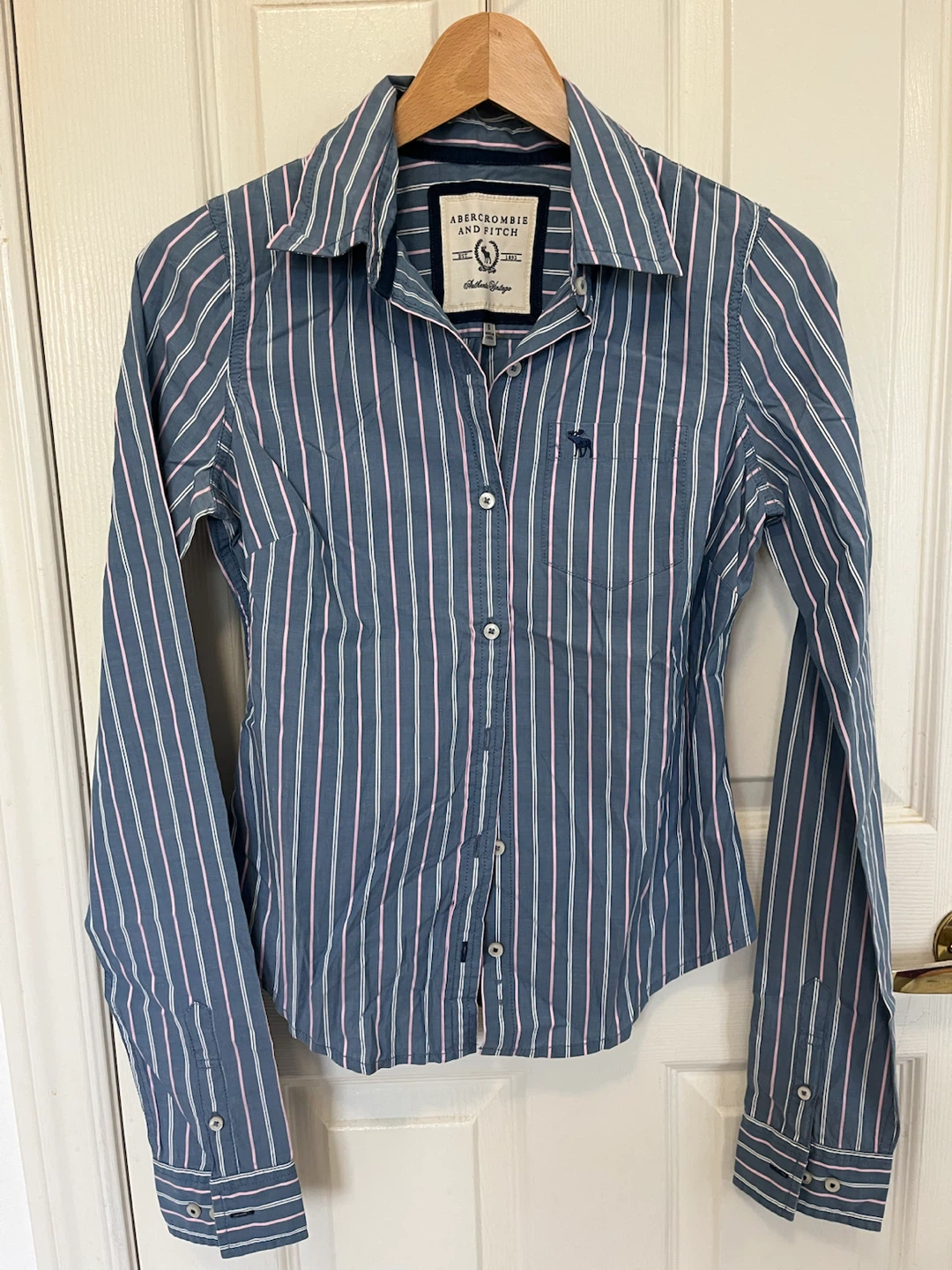 Abercrombie & Fitch Striped Button-Up Shirt
