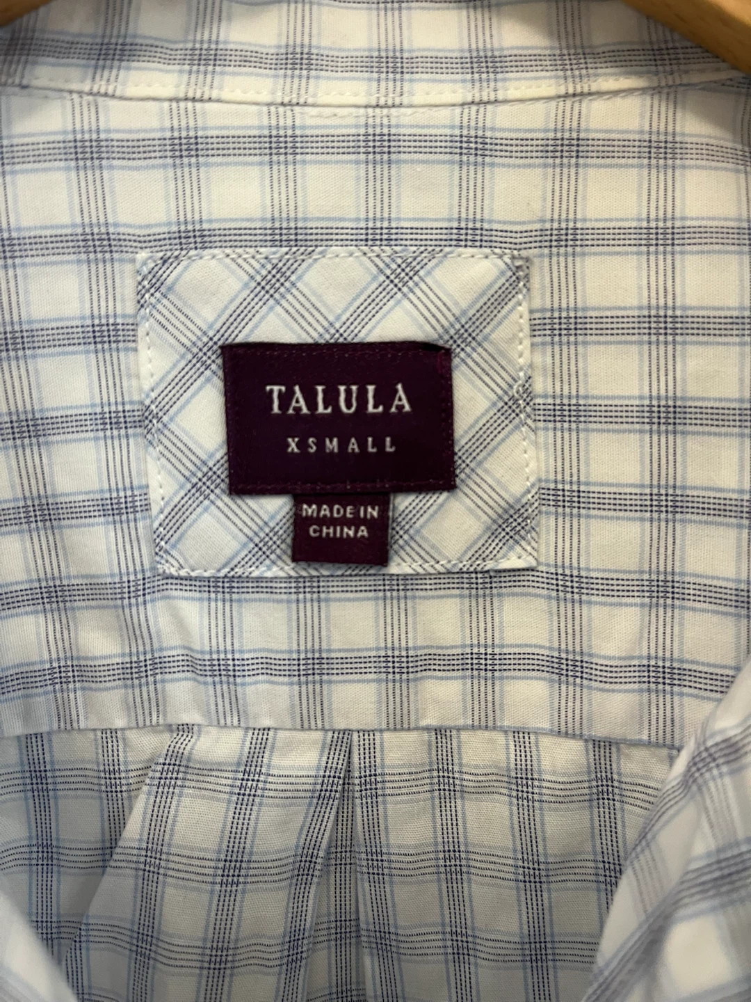Talula Women's XS Plaid Button-Up Shirt - photo 3