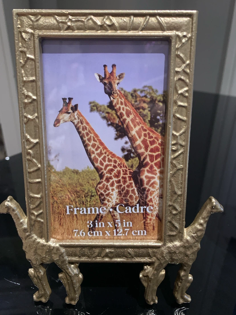 NEW  Safari Giraffe Photo Frame 3" x 5" - photo 3