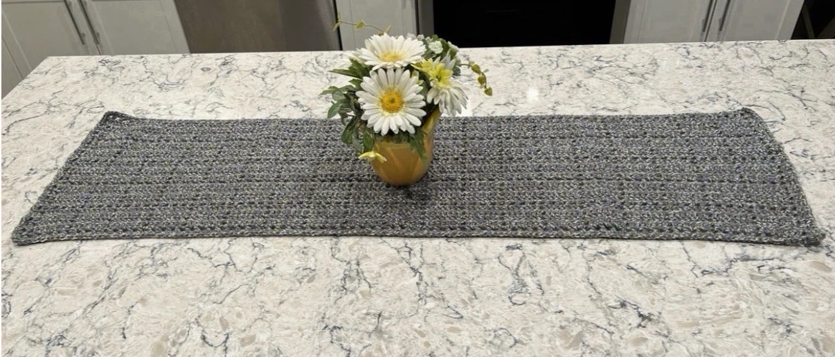 100% Acrylic Wool Handmade Table Runner - photo 4