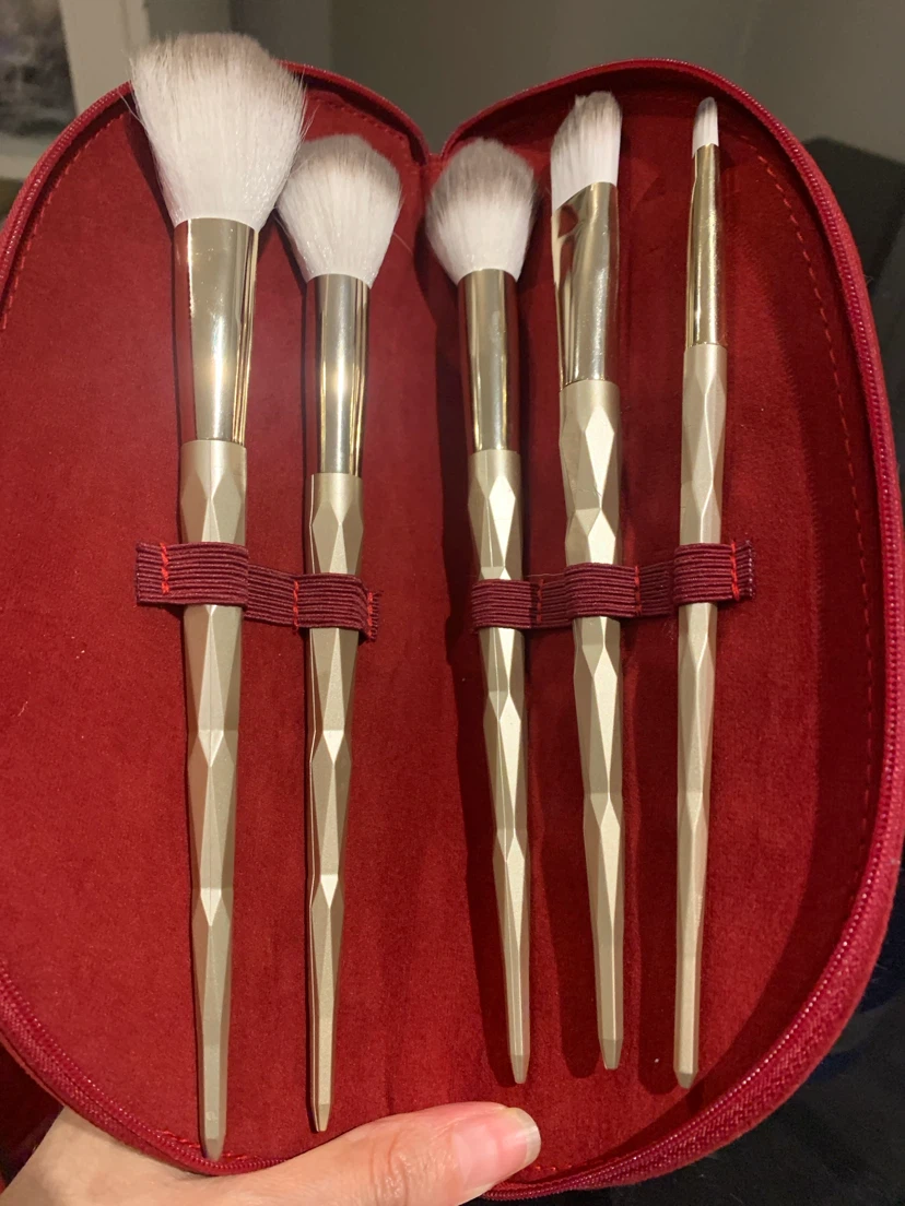 NEW Makeup Brush Set with Red Case
