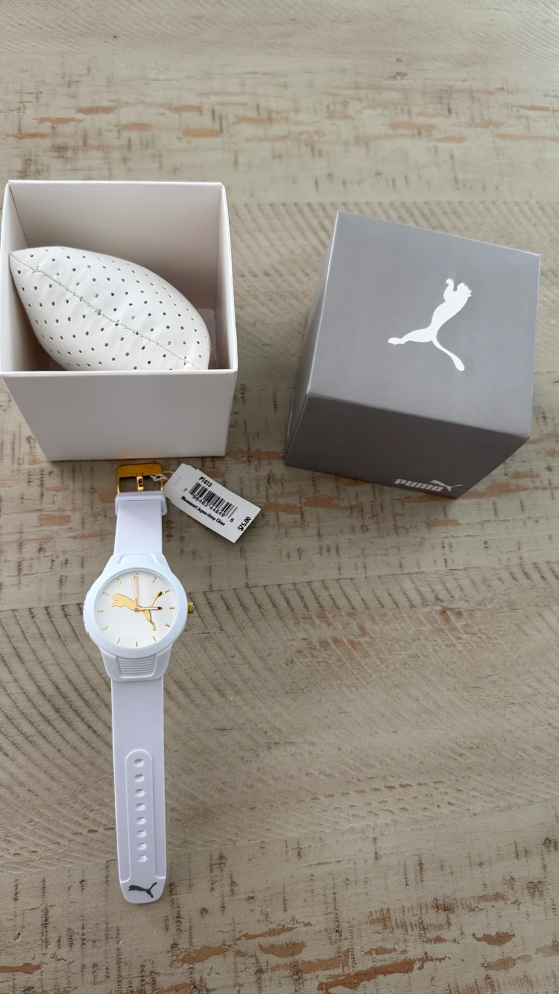 Puma White & Gold Stainless Steel Watch - photo 2