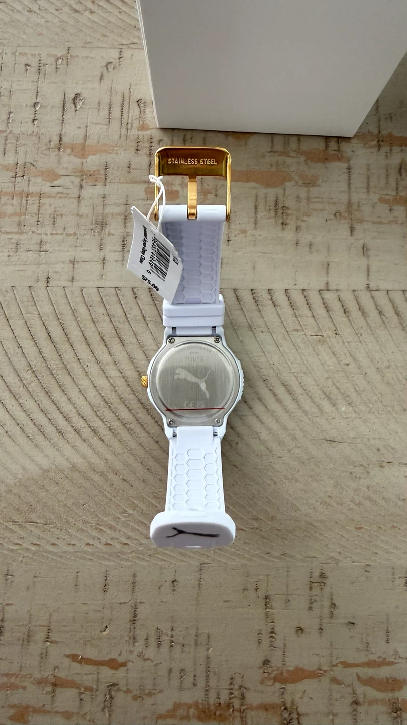 Puma White & Gold Stainless Steel Watch - photo 3