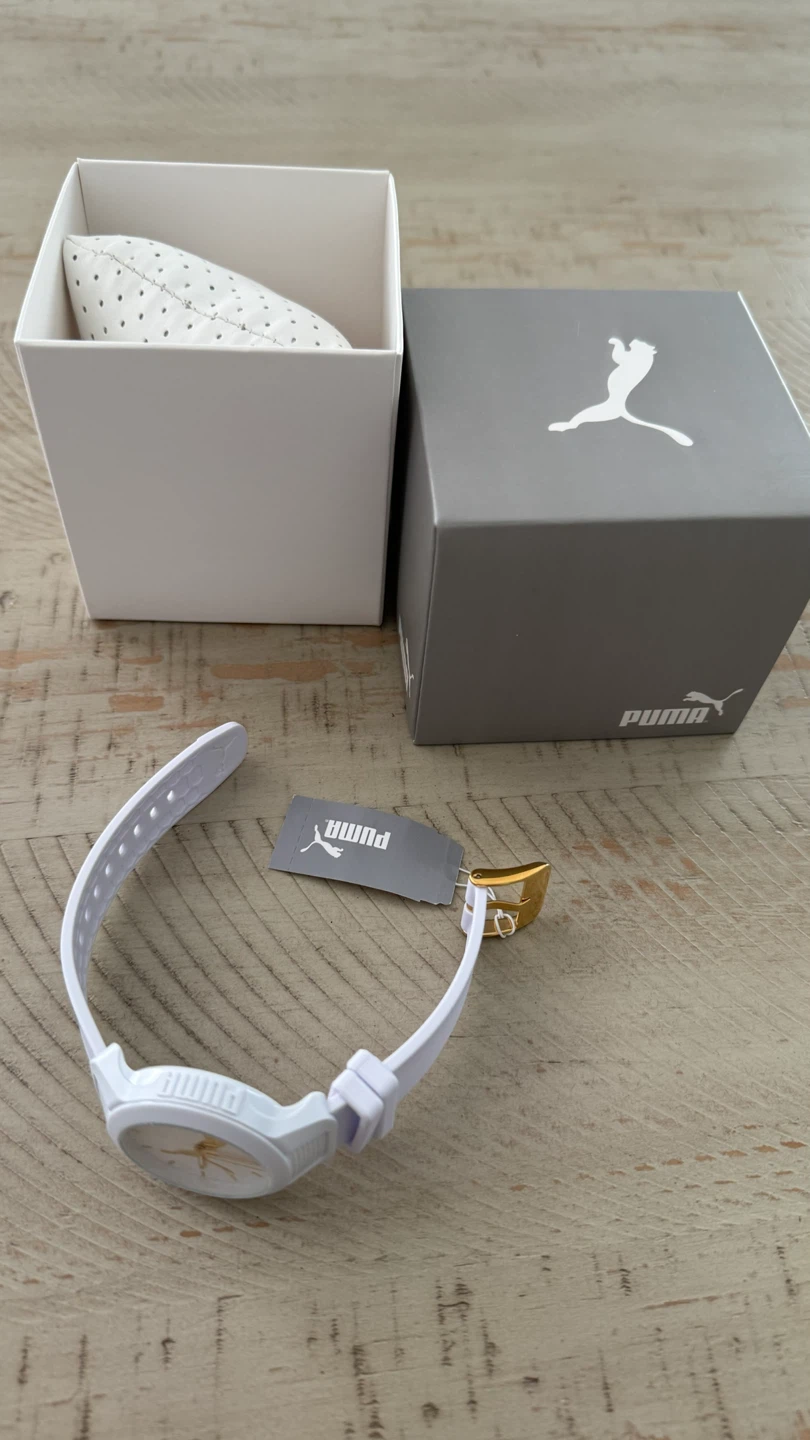 Puma White & Gold Stainless Steel Watch - photo 4