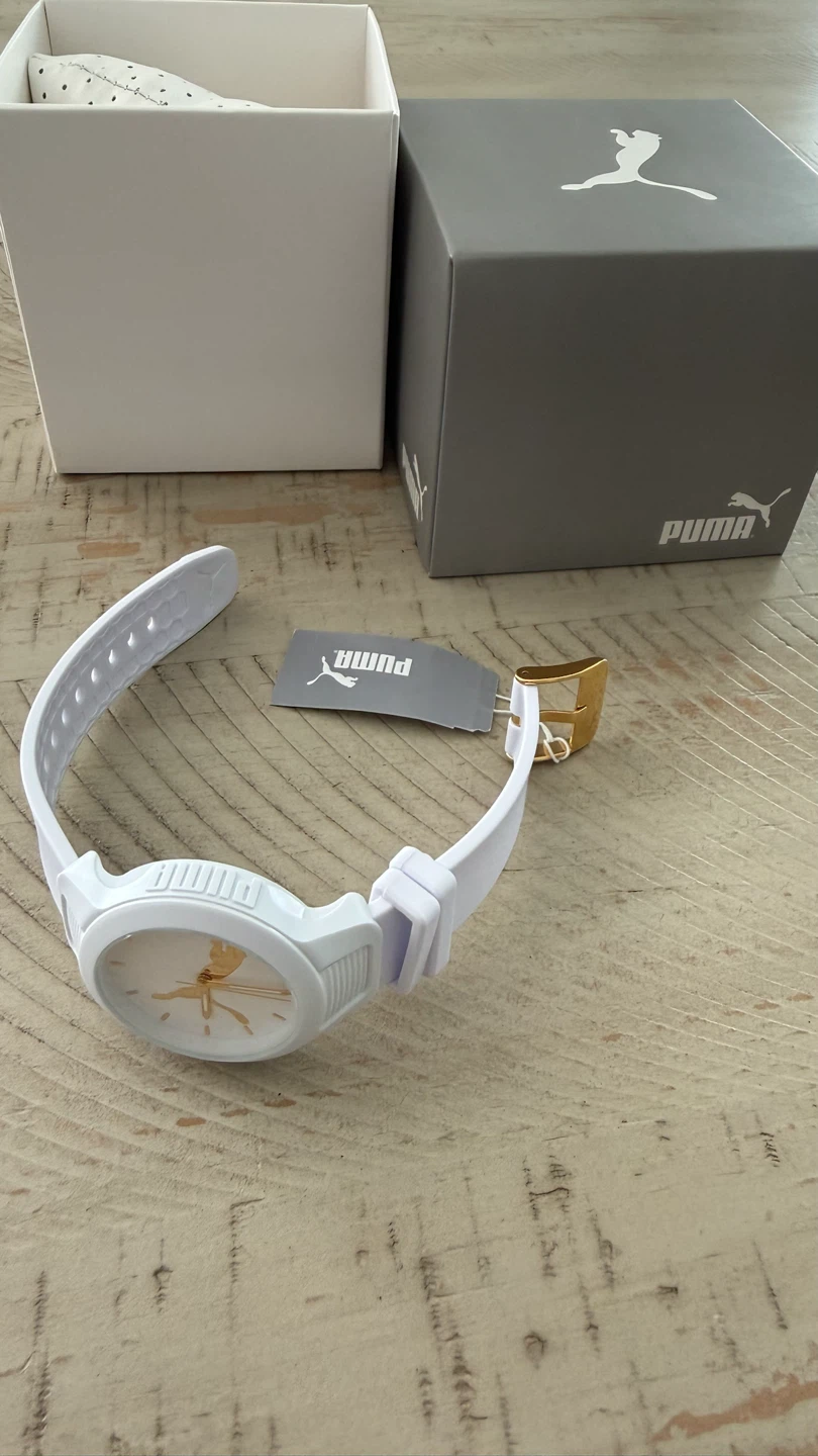 Puma White & Gold Stainless Steel Watch - photo 5
