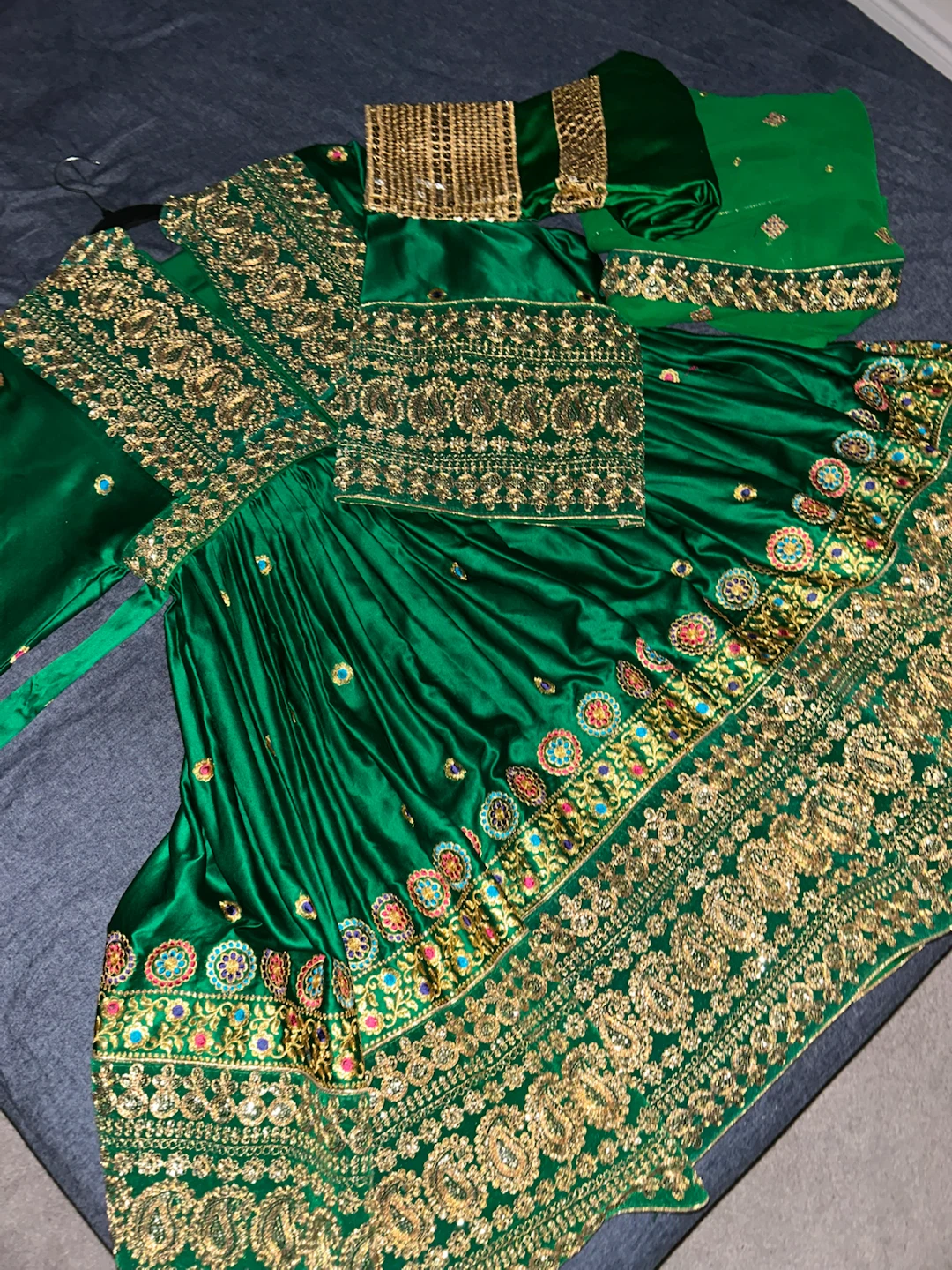 Beautiful Emerald Persian Dress