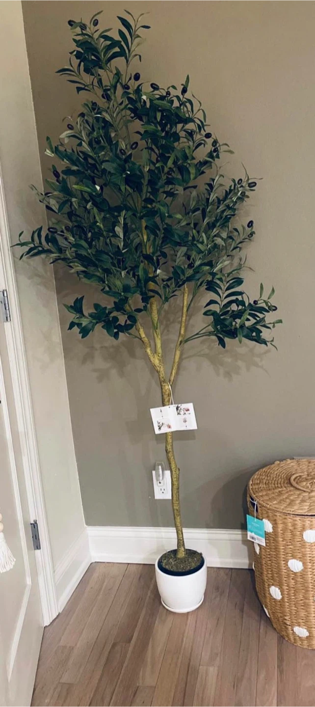Artificial Olive Tree and Concrete Pot - photo 4