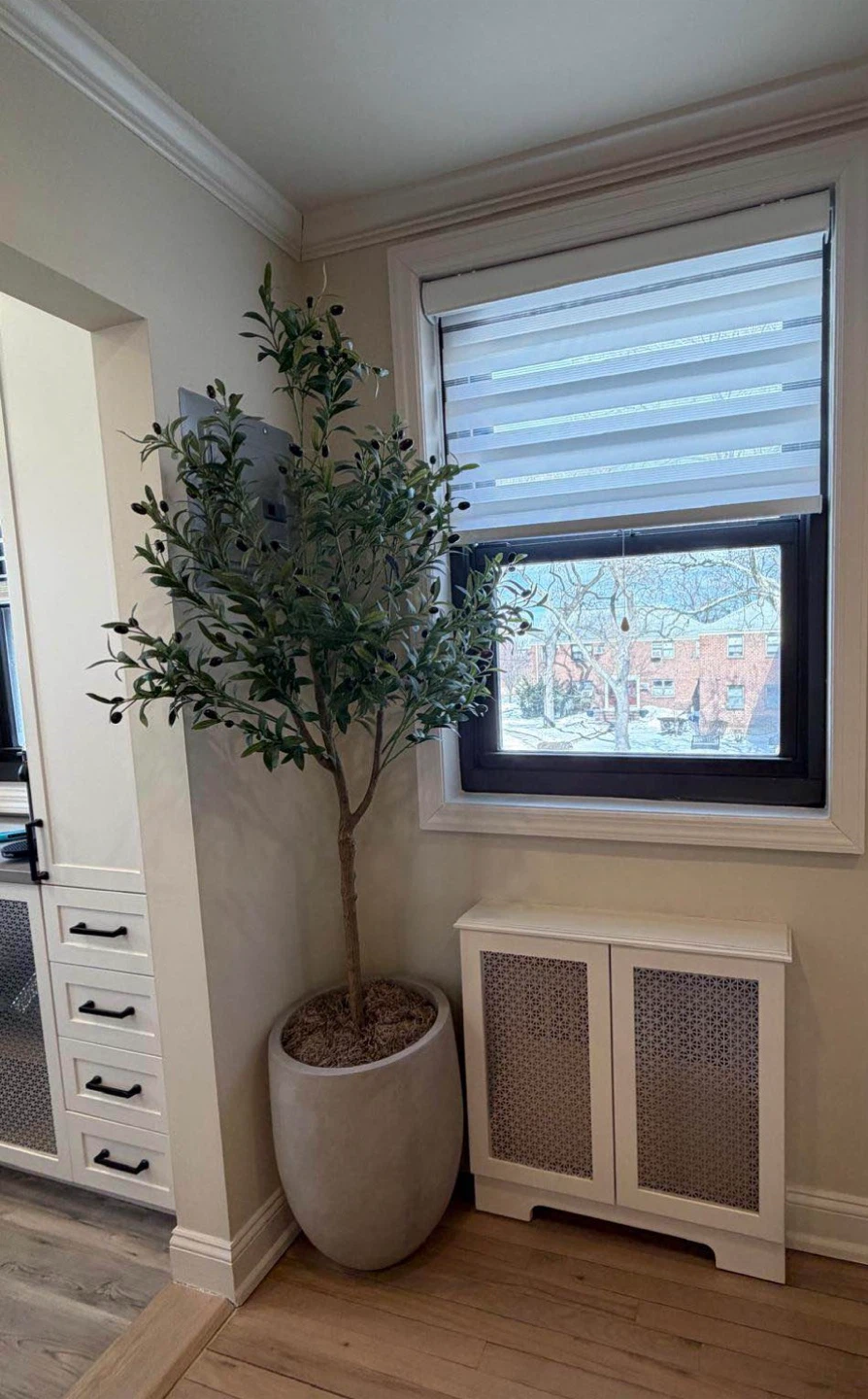 Artificial Olive Tree and Concrete Pot - photo 3