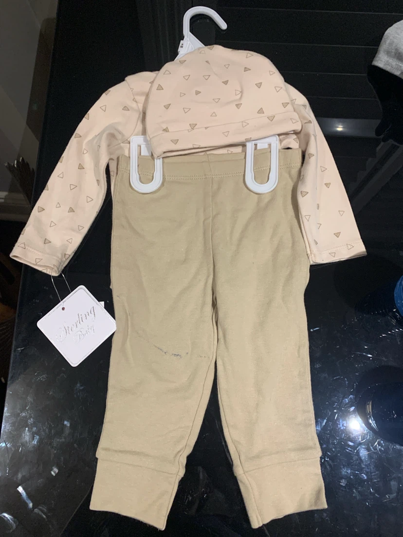 Sterling Baby Bear Bodysuit Hat Pants Set - 9 Months - photo 4