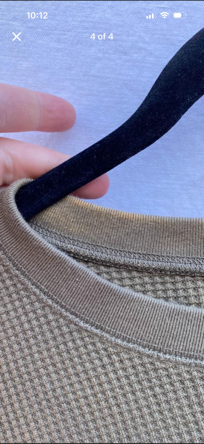 Uniqlo thermal waffle knit shirt - photo 4