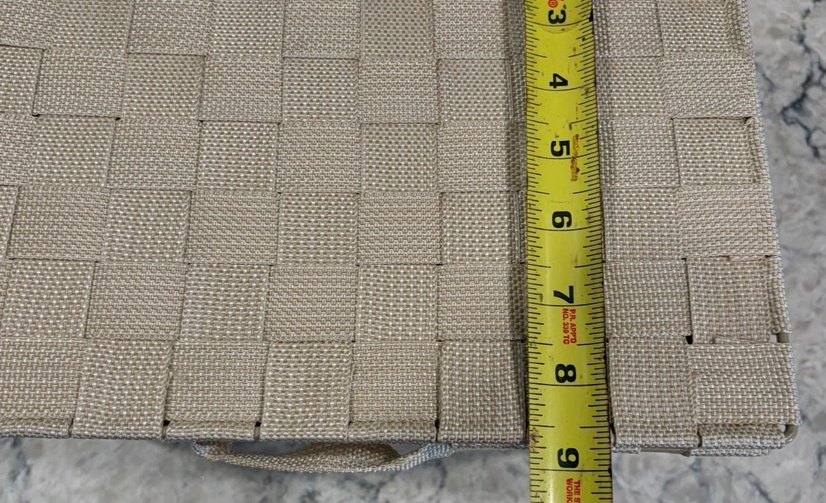 Woven Storage Basket with Lid - Organizer Bin (11” x 9”) - photo 5