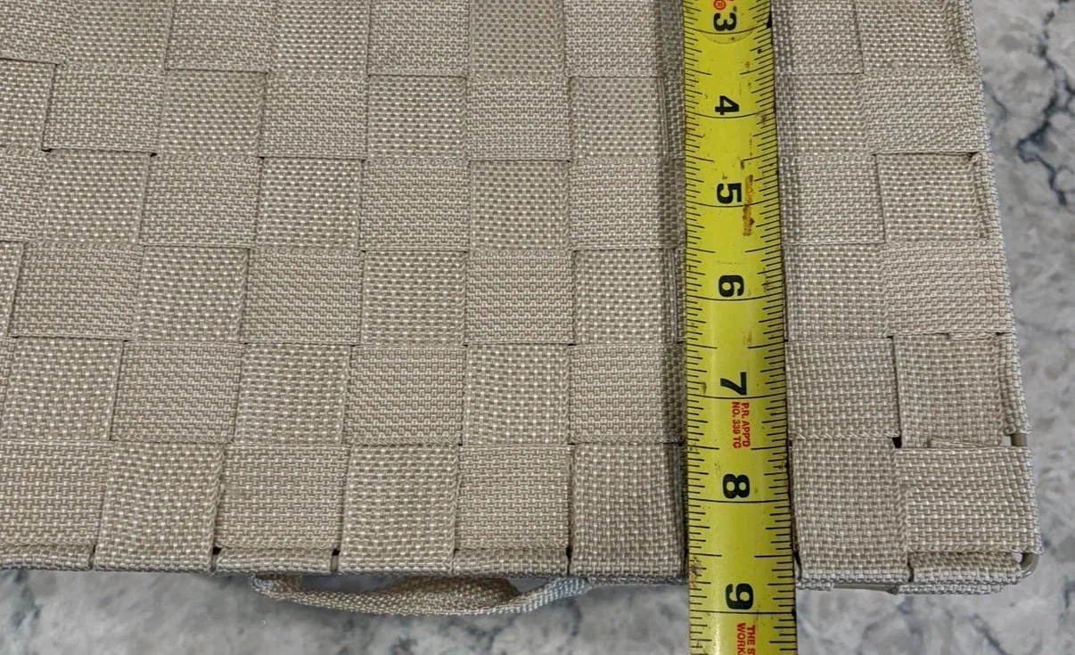 Woven Storage Basket with Lid - Organizer Bin (11” x 9”) - photo 5