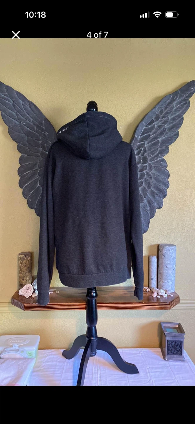 World Health Grey Zip Up Sweater - photo 5