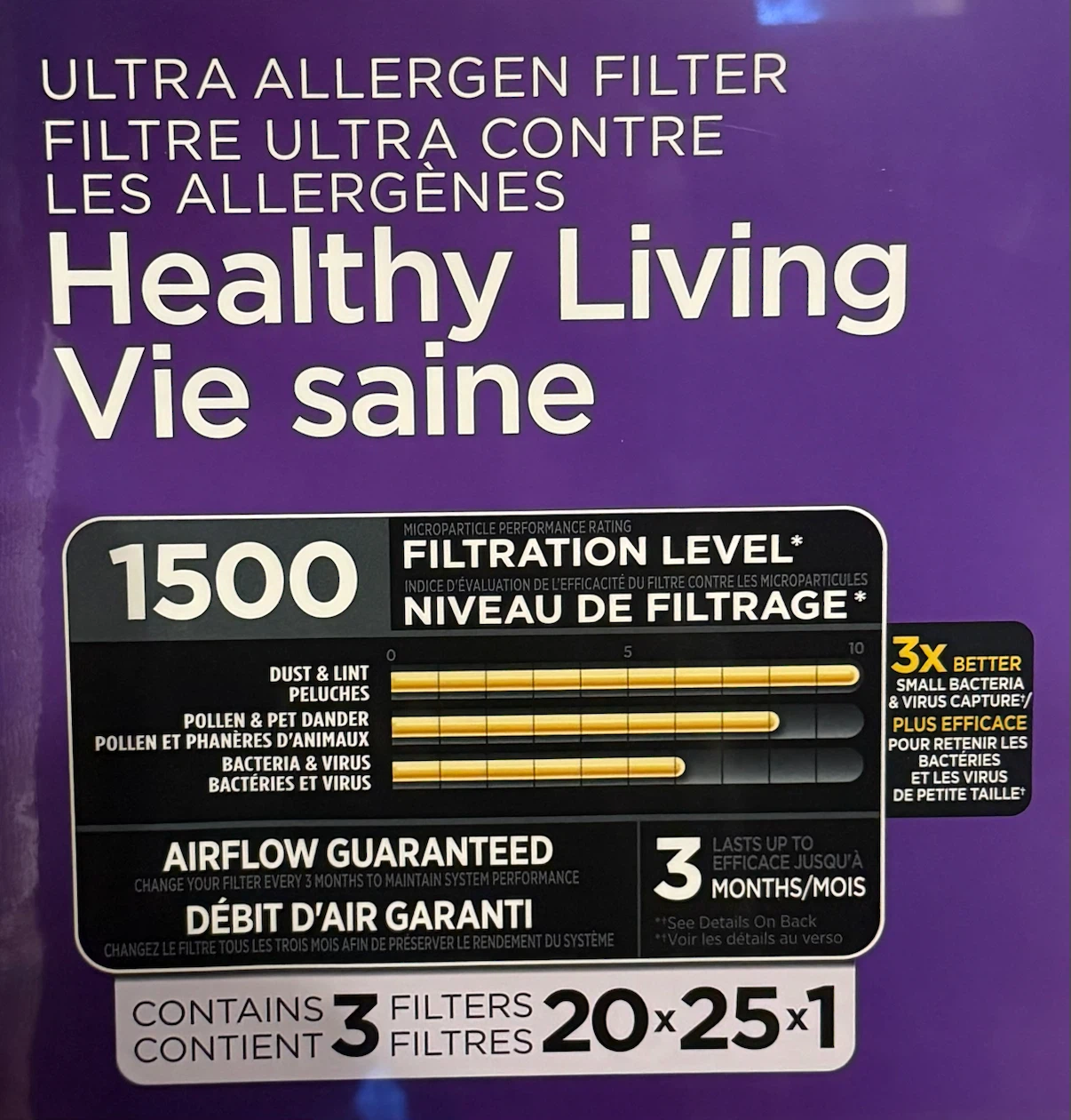 Factory Sealed “Filtrete” 20x25x1  Filters - photo 5