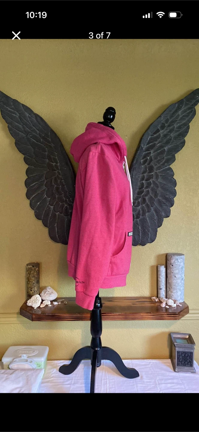 World Health Pink Zip Up Sweater - photo 3