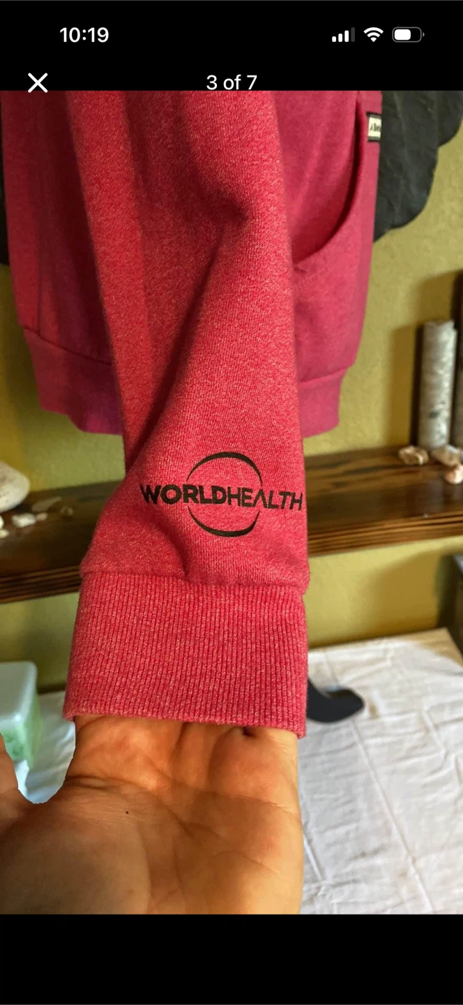 World Health Pink Zip Up Sweater - photo 4