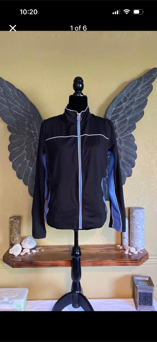 Style & Co Sport Zip Up Sweater