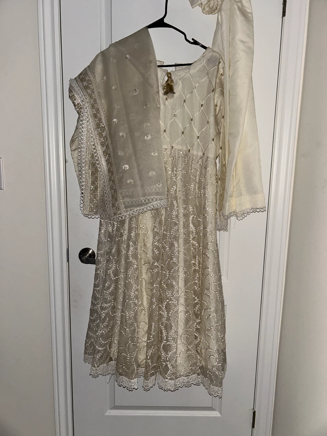 White desi dress set