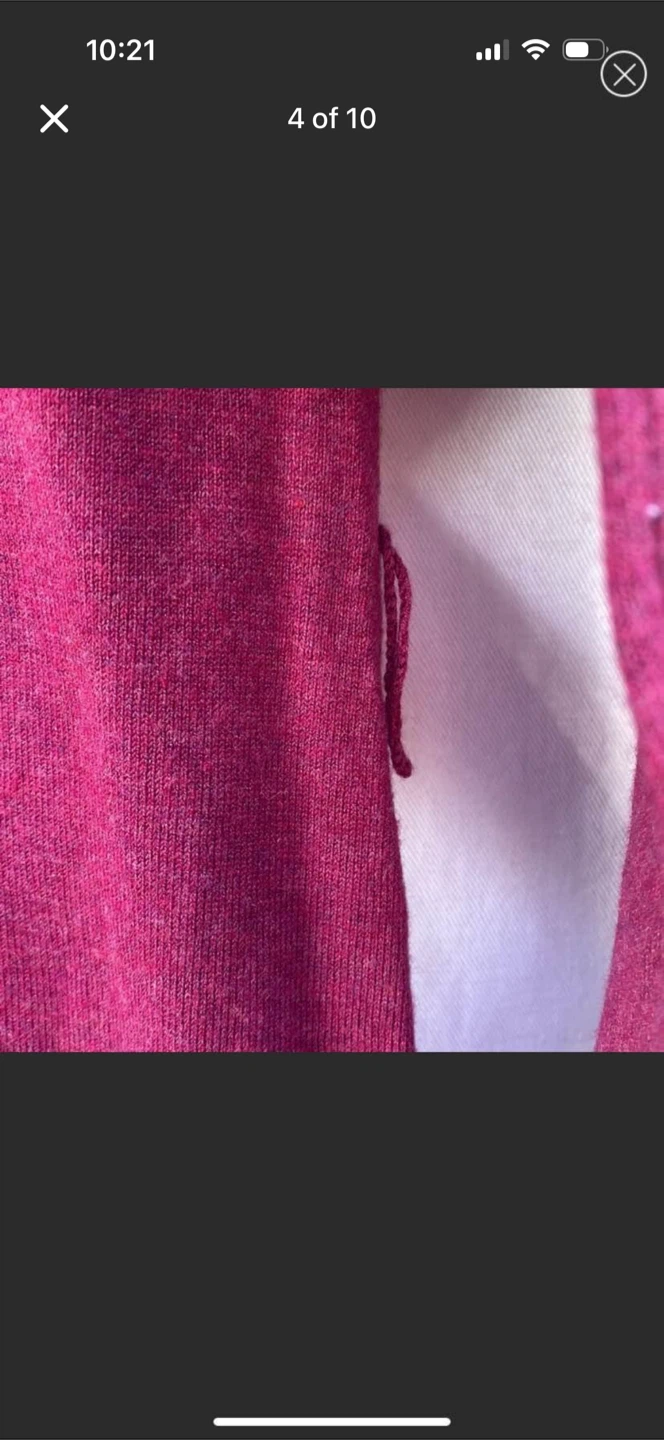 H&M Magenta Cowl Neck Long Sweater - photo 4