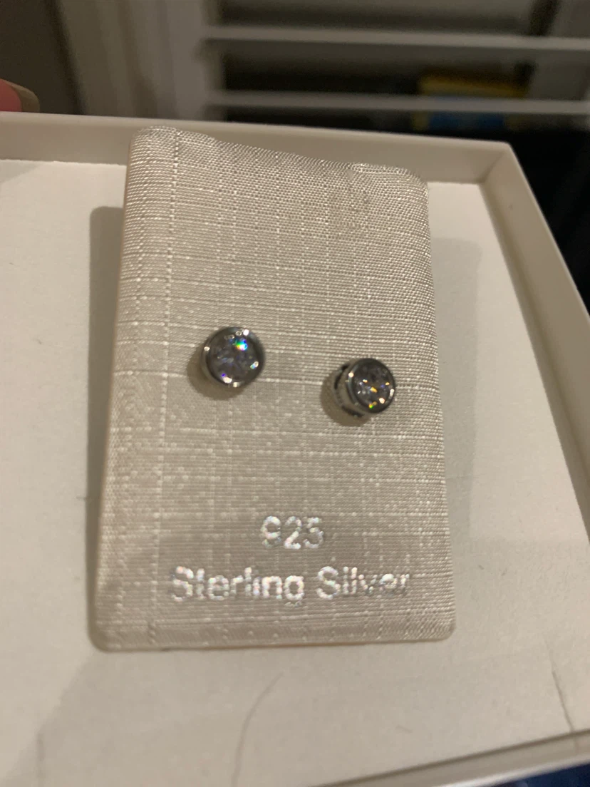 NEW Sterling Silver Stud Earrings - photo 2