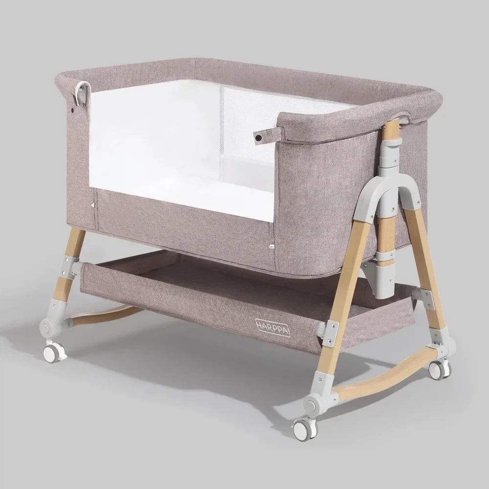 HARPPA Bassinet Bedside Sleeper with Wheels - photo 3