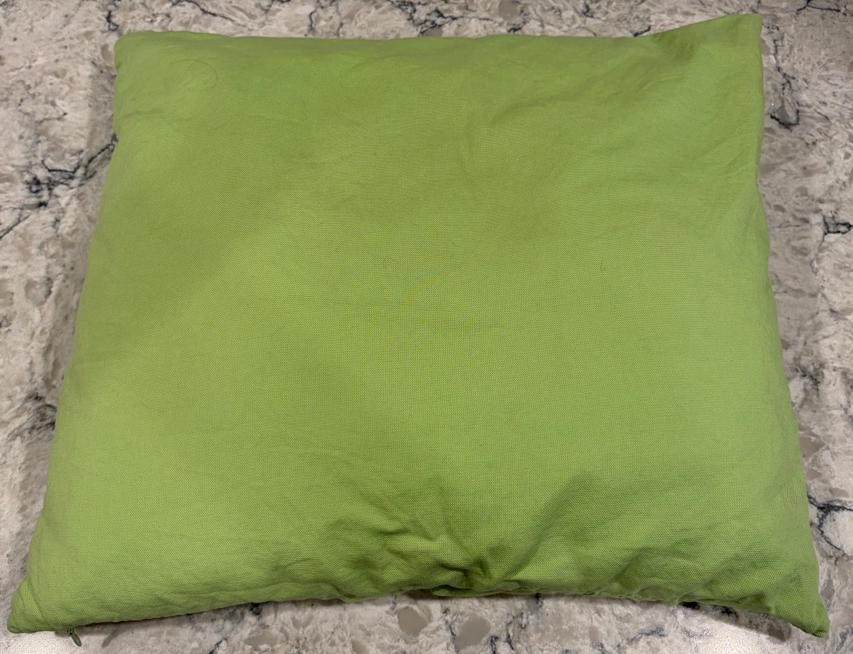 17” x 14” Lime Green Throw Accent Pillow
