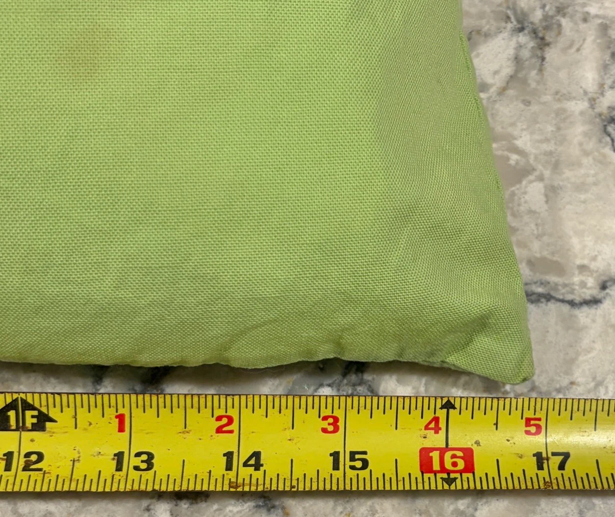 17” x 14” Lime Green Throw Accent Pillow - photo 4