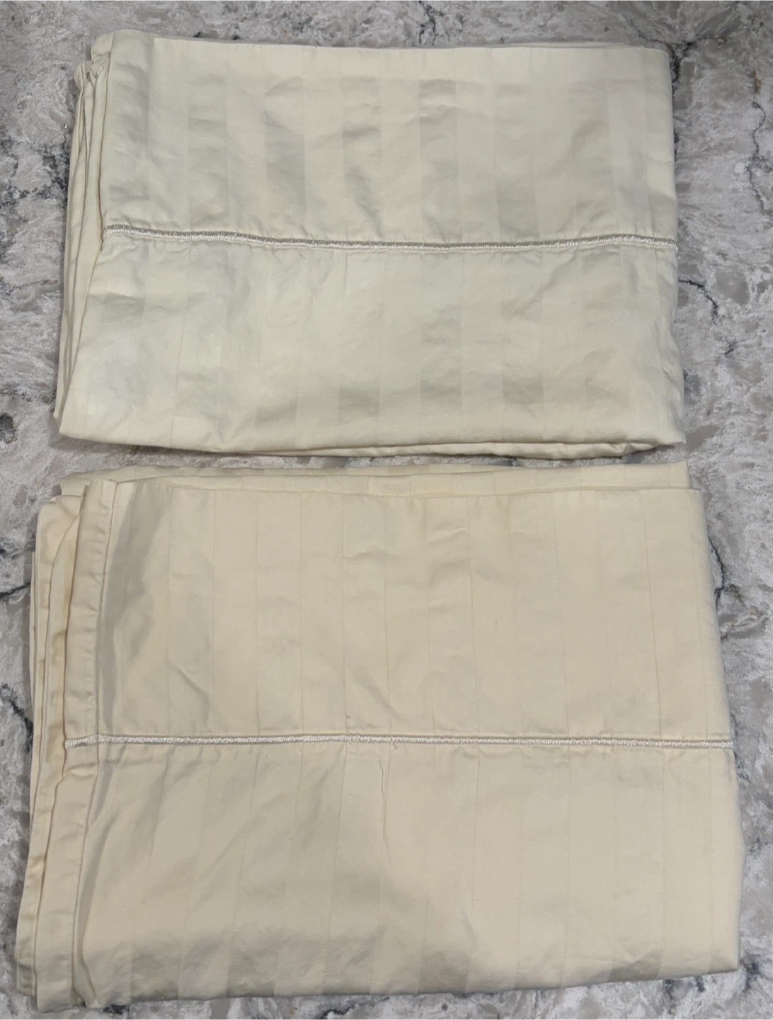 Wamsutta Queen Damask Stripe Sheet Set - Egyptian Cotton - photo 4