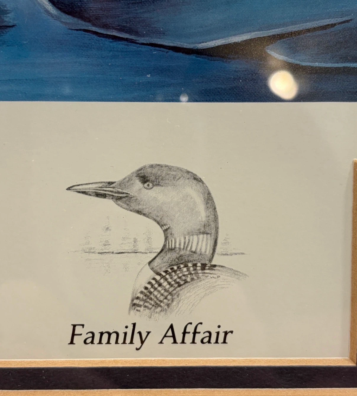 Signed Bill Pendergrass “Family Affair” Loon Lithograph w/ COA - photo 5