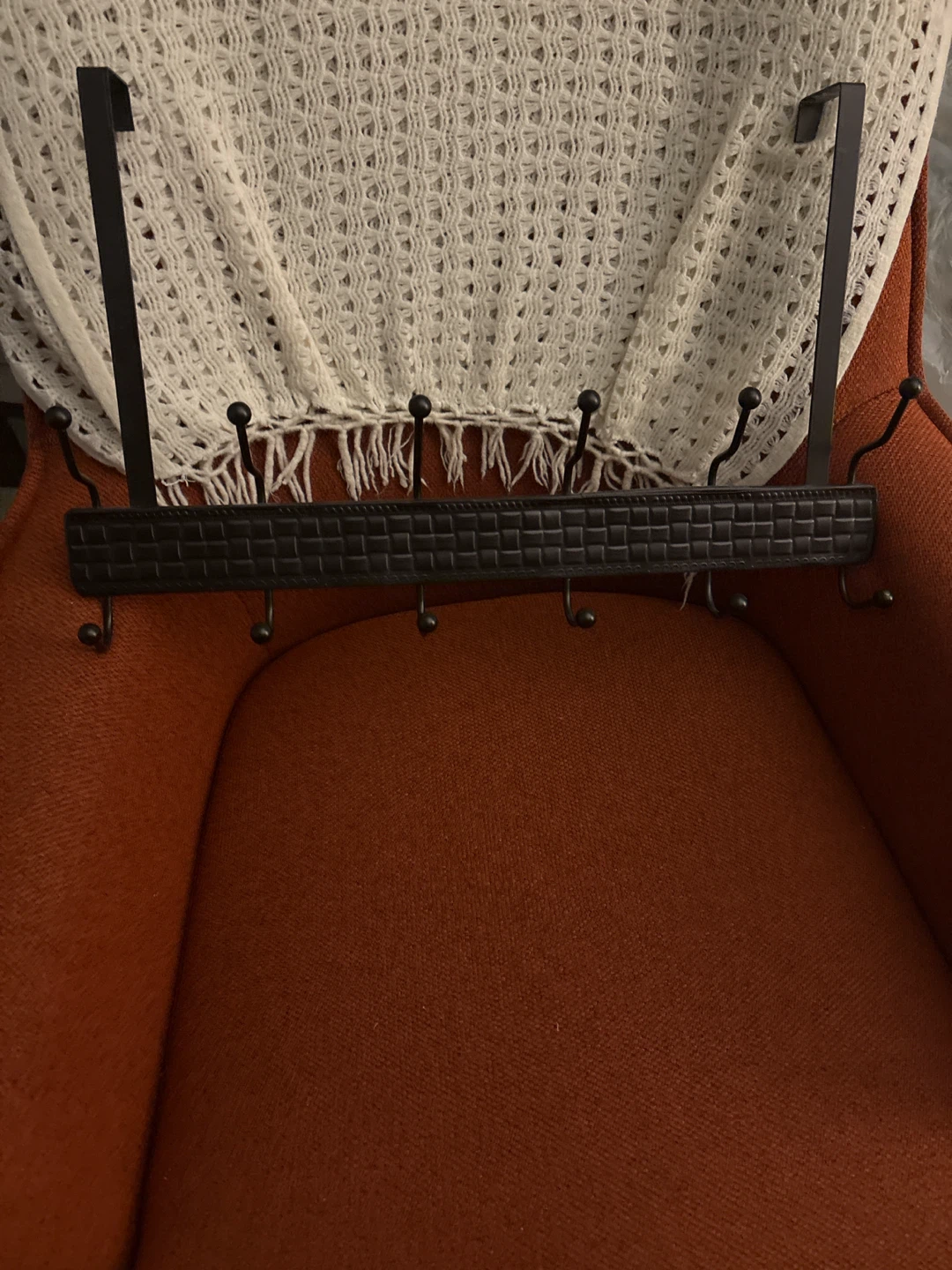 Over-the-Door 6 Hook Rack