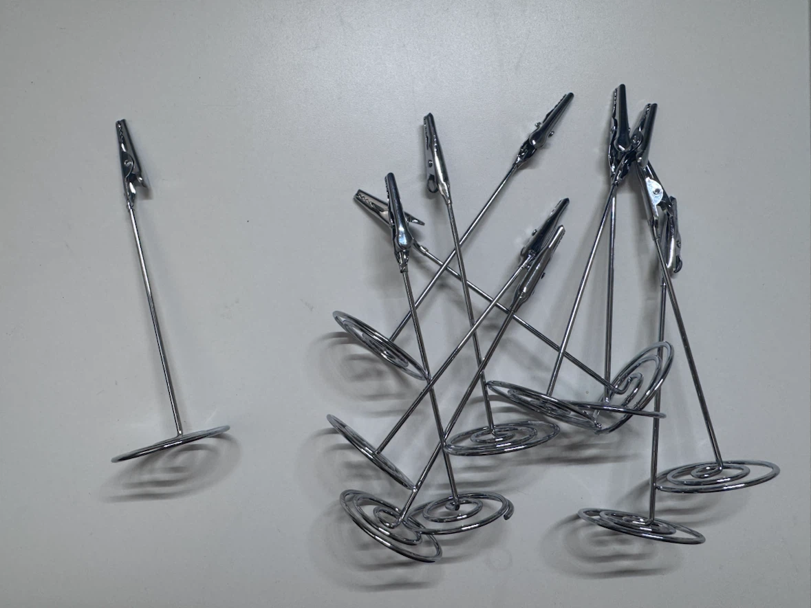 11 table number card holders for wedding