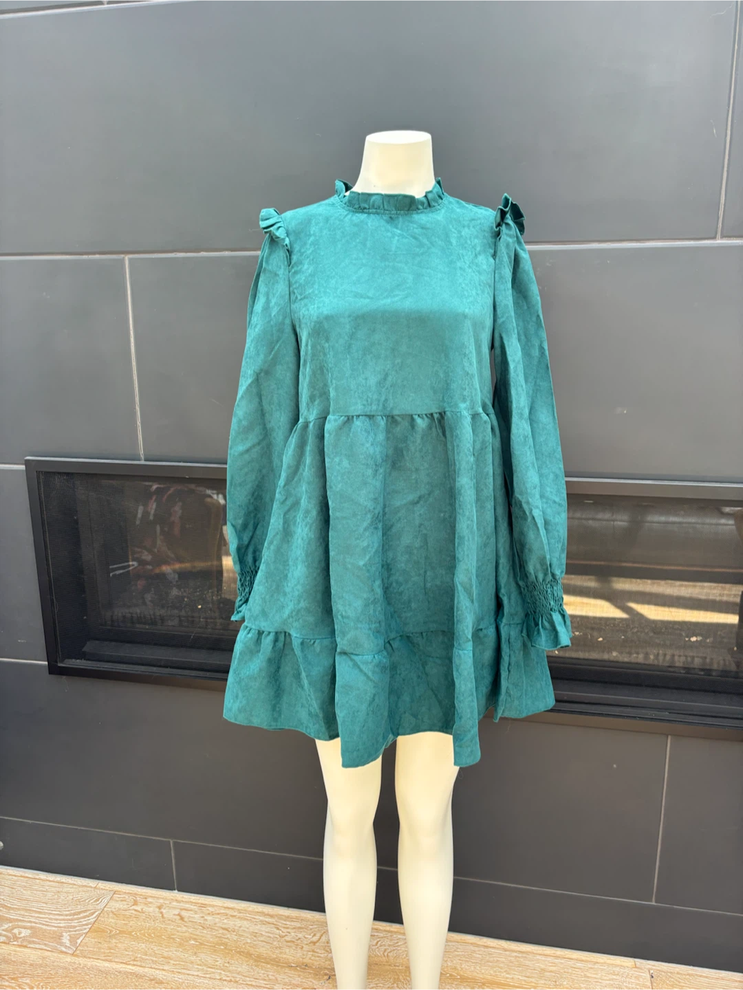 Dress 1 - Green Velvet