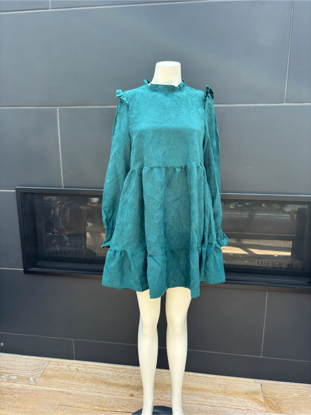 Dress 1 - Green Velvet - photo 2
